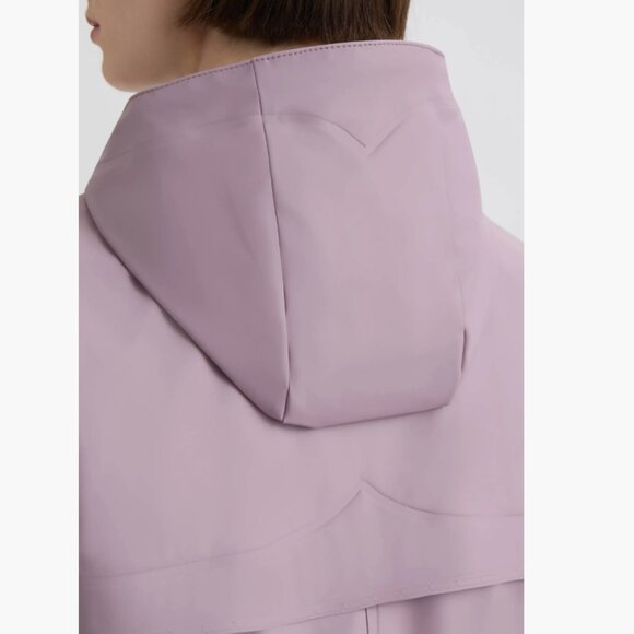 NEW HUNTER Acacia Rubberized Rain Jacket in Dusty Lilac for women 825 8m4 - Picture 7 of 8